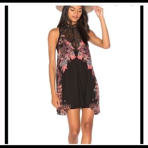 free people intimately lace high neck tunic dress